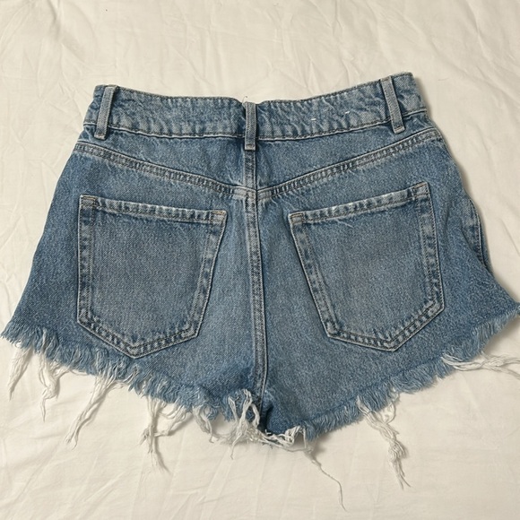 Garage mini festival Jean denim shorts - Picture 2 of 3